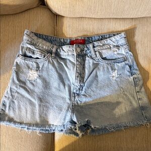 GUESS Faded Blue Jean Shorts